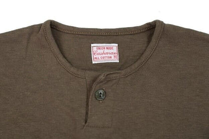 CUSHMAN(クッシュマン)～ONE BUTTON HENLEY TEE～