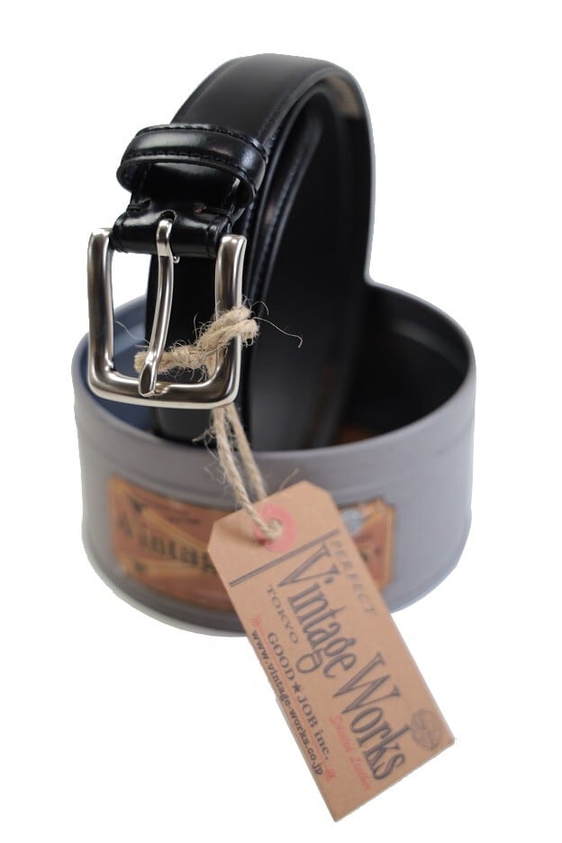 Vintage Works(ヴィンテージワークス) DH5729 ～30mm BRIDLE LEATHER BELT BLACK～