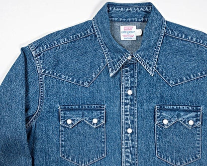 WORKERS(ワーカーズ)～Cats Family Western Shirt, 9.5 oz Indigo Denim, Washed～