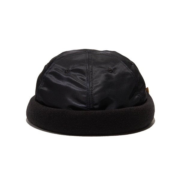 THE H.W.DOG & Co.(ドッグアンドコー)～MA-1 ROLL CAP - BLACK～