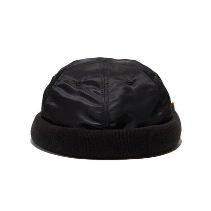 THE H.W.DOG & Co.(ドッグアンドコー)～MA-1 ROLL CAP - BLACK～