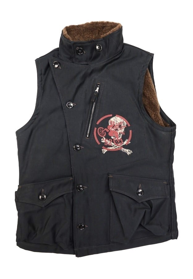 FREEWHEELERS(フリーホイーラーズ)～"RILEY 2 CARB KNUCKLEHEAD" WINTER AVIATORS' VEST～