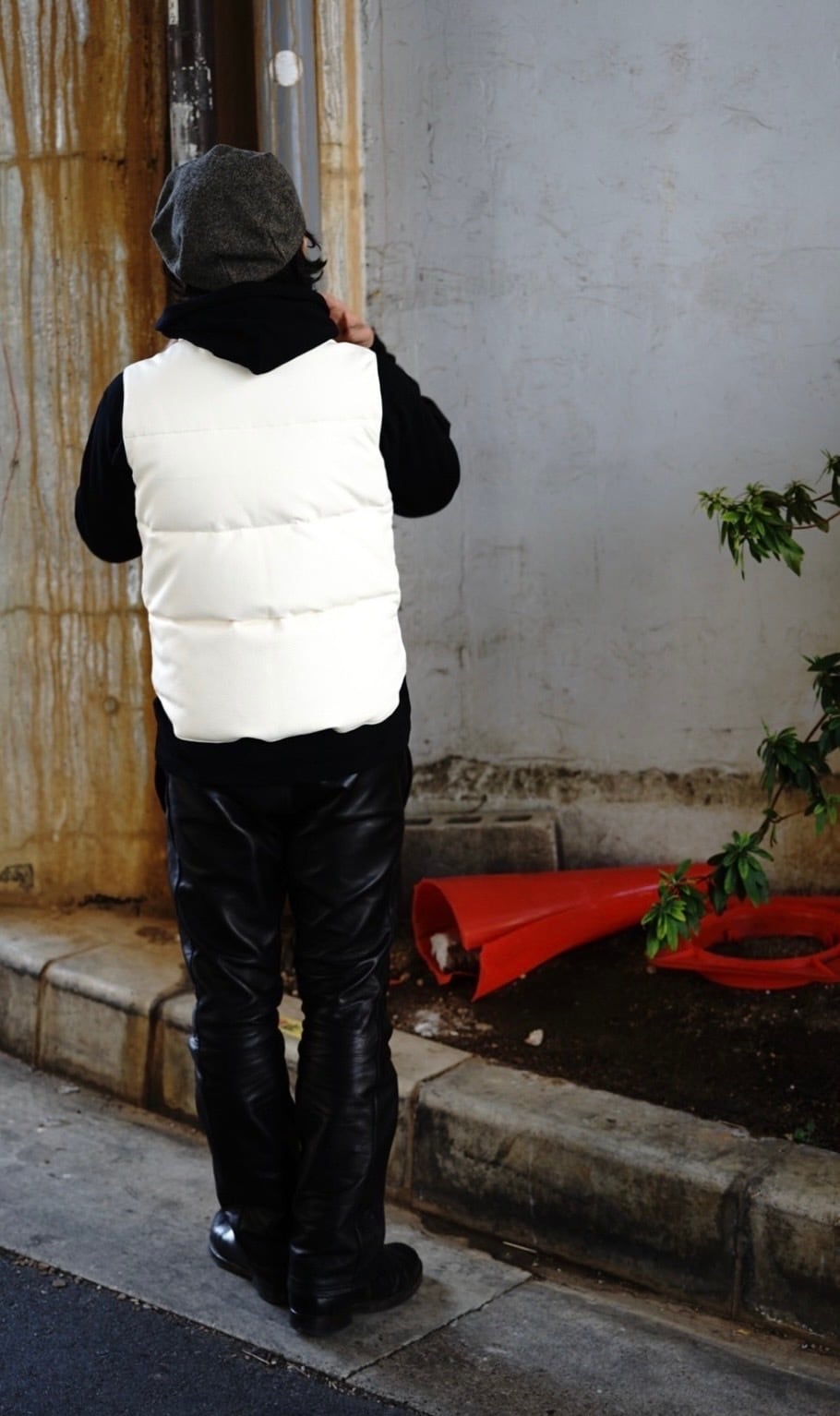 FINE CREEK & CO(ファインクリークアンドコー)～Law Deerskin Vest White～