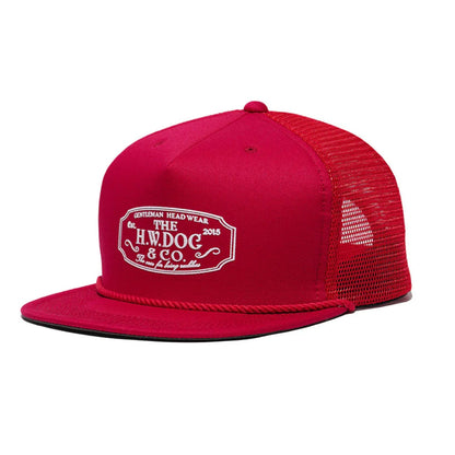THE H.W.DOG & Co. (ドッグアンドコー) ～MESH TRUCKER CAP - Red～