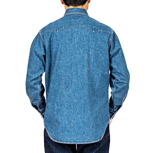 WORKERS(ワーカーズ)～Cats Family Western Shirt, 9.5 oz Indigo Denim, Washed～