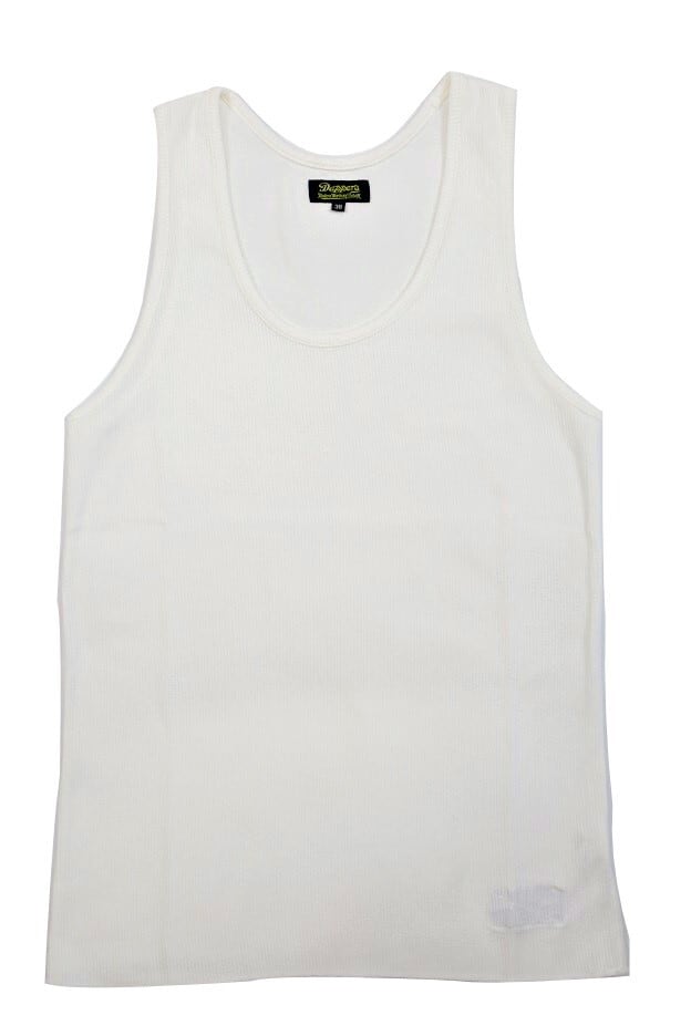 Dapper’s(ダッパーズ)～Classical U-Neck Tank Top～