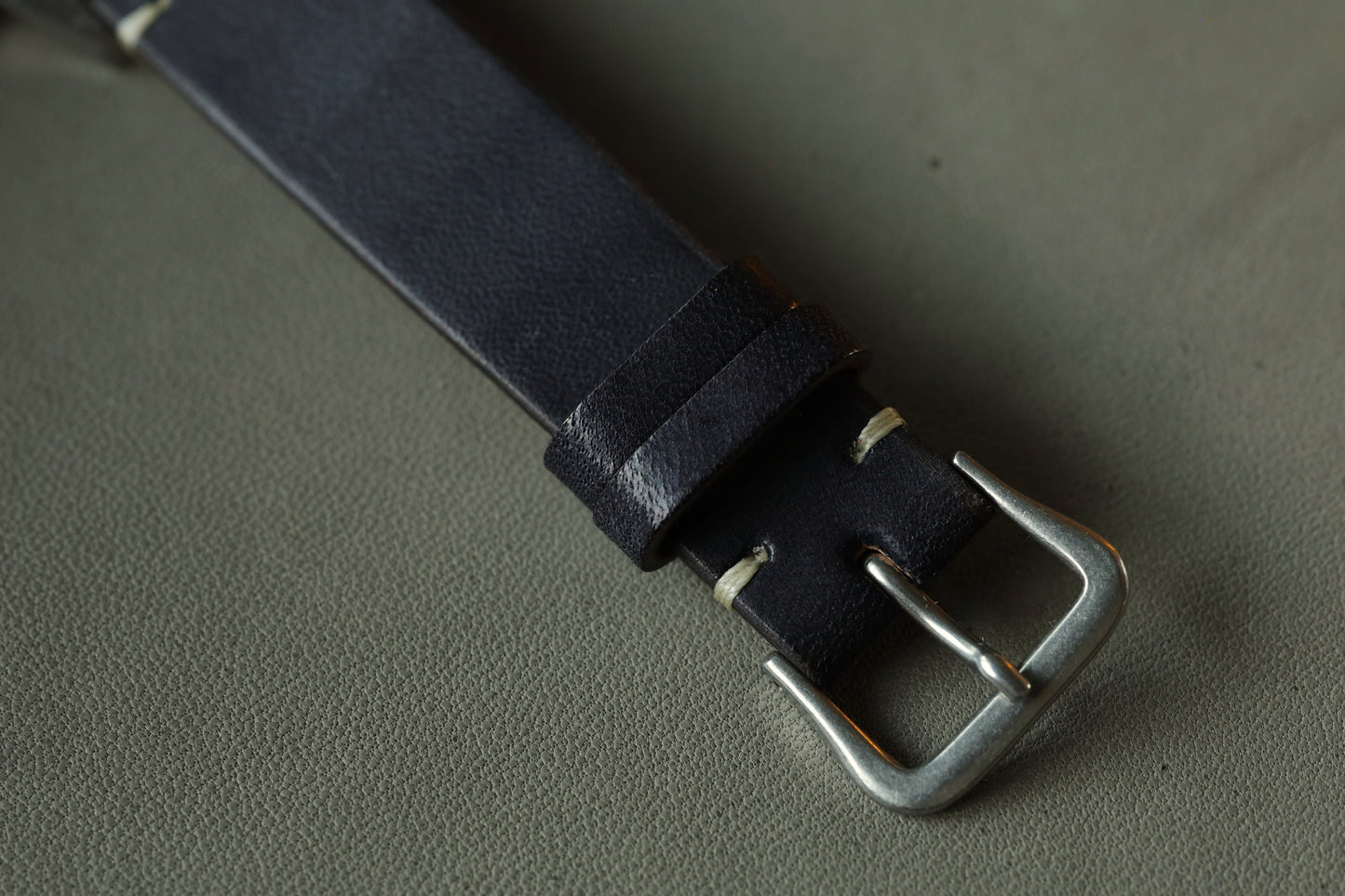 VASCO（ヴァスコ） ～ LEATHER WATCH BAND ～ Black