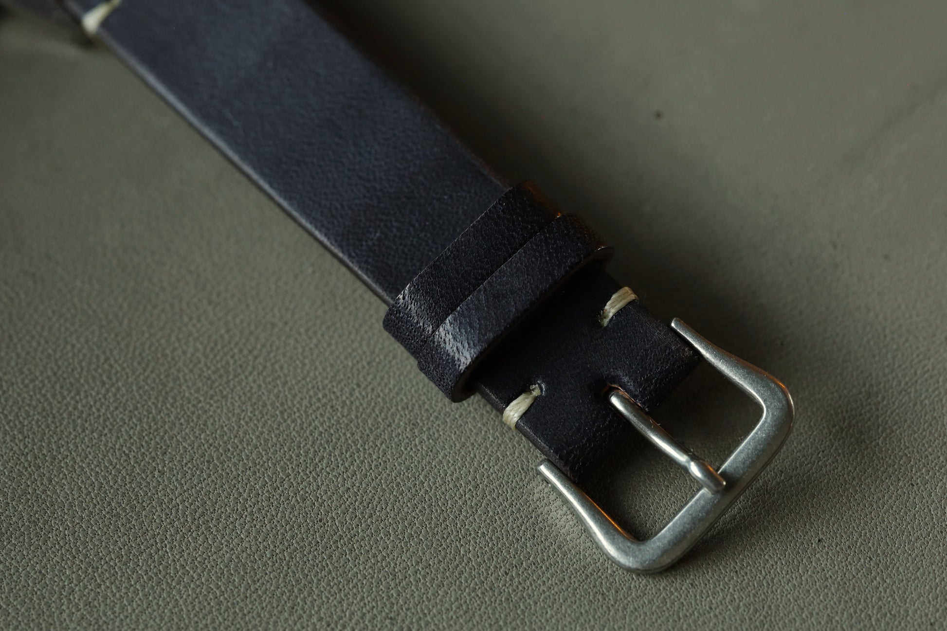 VASCO（ヴァスコ） ～ LEATHER WATCH BAND ～ Black