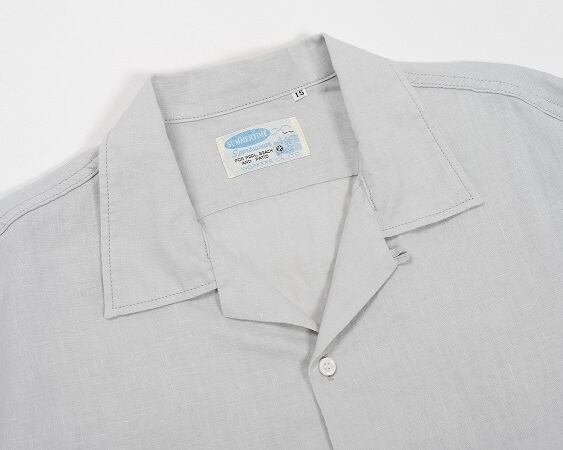 WORKERS(ワーカーズ)～Open Collar Shirt, Snow Linen～