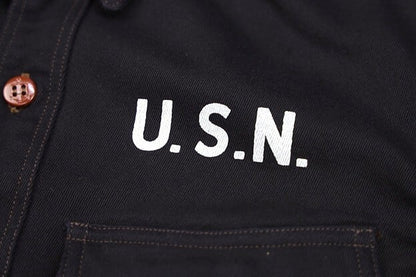 FREEWHEELERS(フリーホイーラーズ)～"Jolly Rogers CV17" U.S.NAVY UTILITY SHIRT～