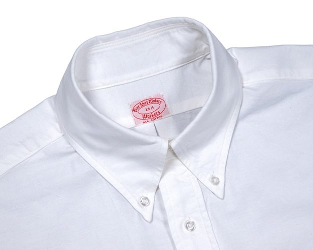 WORKERS(ワーカーズ)～7 Button BD, San Joaquin Cotton OX, White～