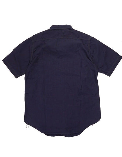 FREEWHEELERS(フリーホイーラーズ)～"Peace Valley" SHORT SLEEVE SHIRT NAVY～
