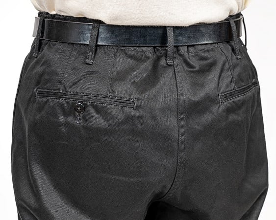 WORKERS(ワーカーズ)～Officer Trousers, Regular Fit, Type 2, Black Chino～