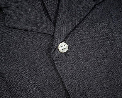 WORKERS(ワーカーズ)～Open Collar Shirt, Black Linen～