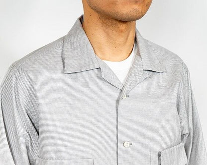 WORKERS(ワーカーズ)～Open Collar Shirt, Houndstooth～