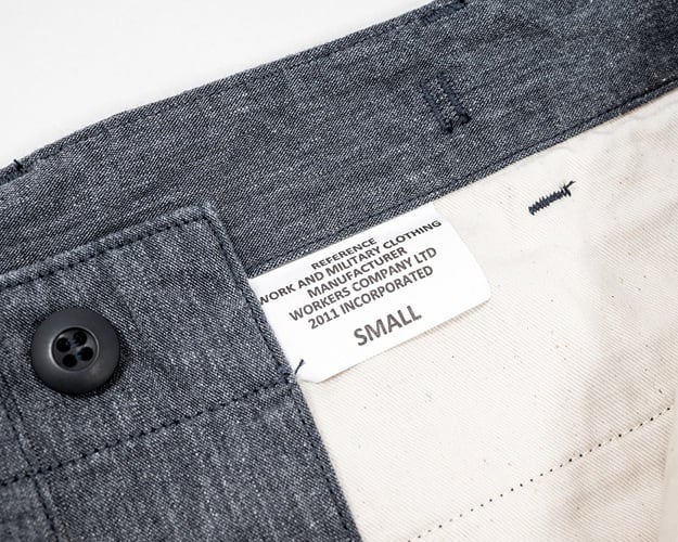 WORKERS(ワーカーズ)～FWP Trousers Black Chambray～