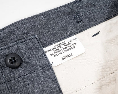 WORKERS(ワーカーズ)～FWP Trousers Black Chambray～