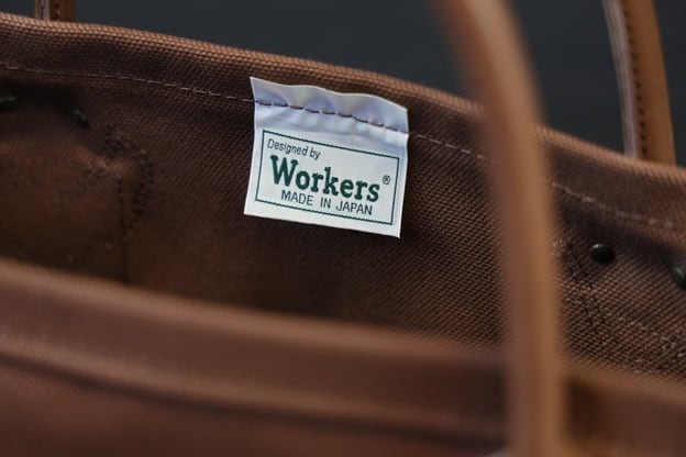 WORKERS(ワーカーズ)～Leather Handle Tote Bag Medium Short Handle～