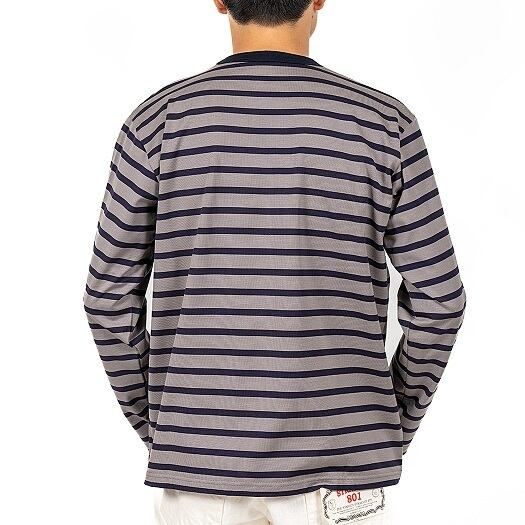 WORKERS(ワーカーズ)～Border T, Long Sleeve, Navy×Gray 2025SS～