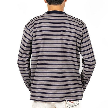 WORKERS(ワーカーズ)～Border T, Long Sleeve, Navy×Gray 2025SS～