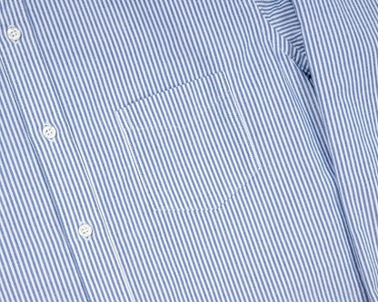 WORKERS(ワーカーズ)～Band Collar Shirt, Supima OX, Stripe～