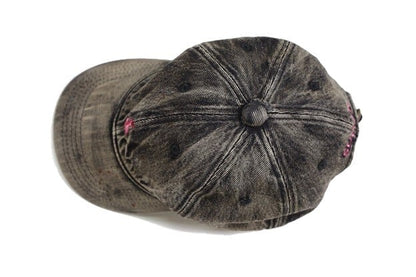 Sugar&Co.(シュガーアンドカンパニー)～WASHABLE BUFFALO CAP Vintage Wash Black～