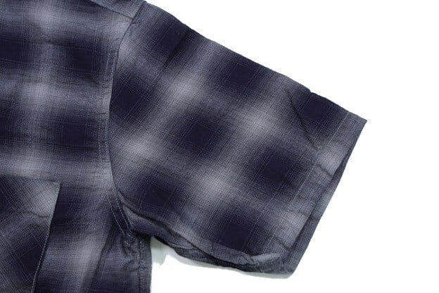 COLIMBO(コリンボ)～Modest Open Collar Shirt "Indigo Ombre Check"～