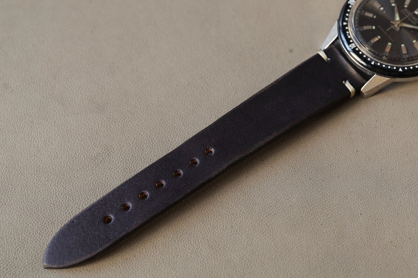 VASCO（ヴァスコ） ～ LEATHER WATCH BAND ～ Black