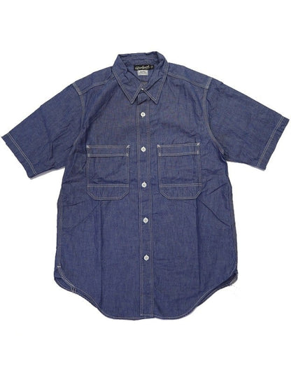 FREEWHEELERS(フリーホイーラーズ)～"Peace Valley" SHORT SLEEVE SHIRT INDIGO～