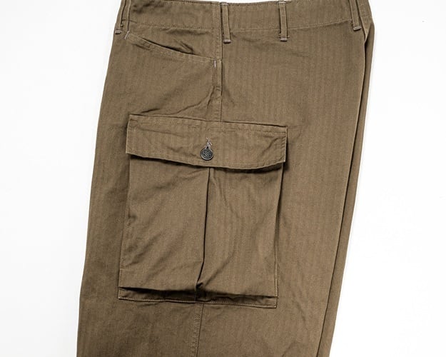 WORKERS(ワーカーズ)～M43 Trousers Mod, Khaki Herringbone～