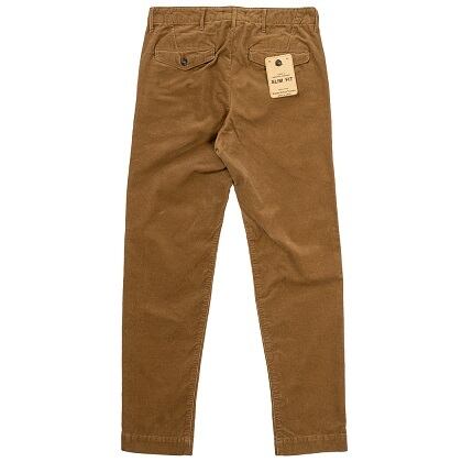 WORKERS(ワーカーズ)～Officer Trousers Slim, Type 3 Corduroy Light Brown～