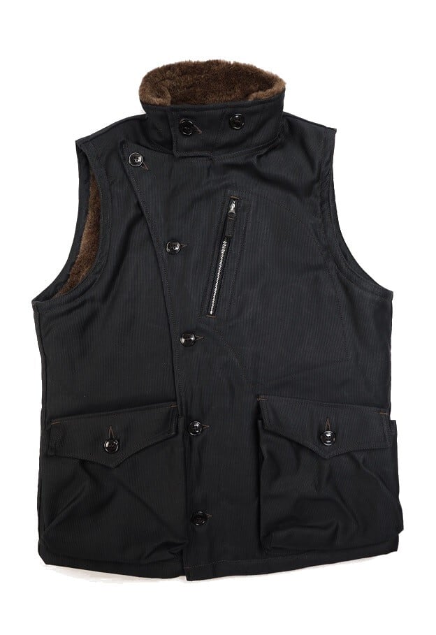 FREEWHEELERS(フリーホイーラーズ)～WINTER AVIATORS' VEST NAVY～
