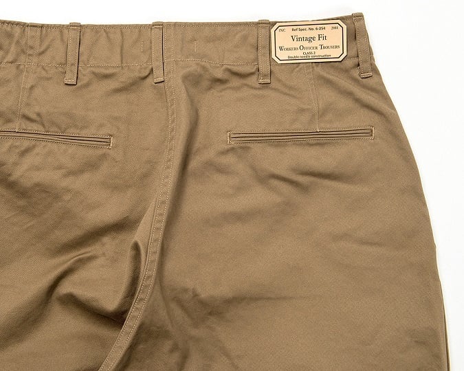 WORKERS(ワーカーズ)～Workers Officer Trousers SlimFit Type2 10oz USMC Khaki～