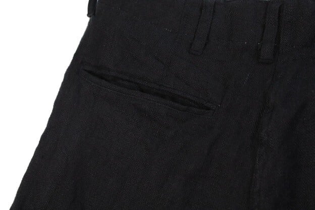 CUSHMAN(クッシュマン)～LINEN TROUSERS BLACK～