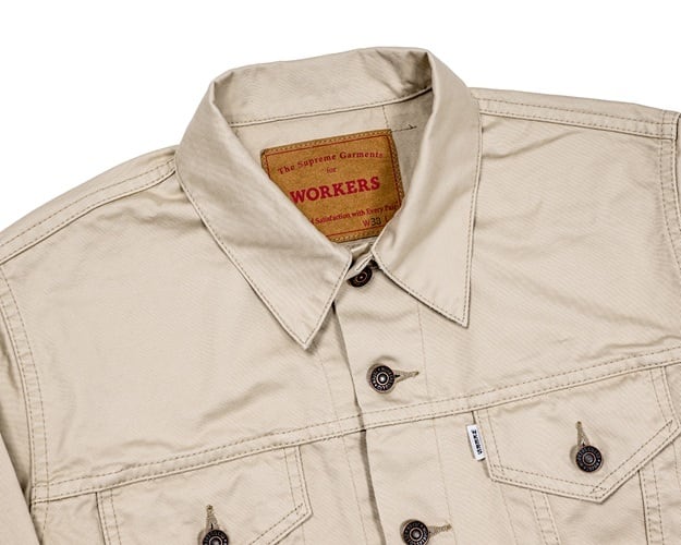 WORKERS(ワーカーズ)～Lot 857, Sanforized, 10 oz, Double Twist Chino, Oyster～