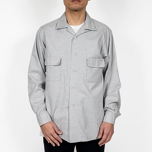 WORKERS(ワーカーズ)～Open Collar Shirt, Houndstooth～