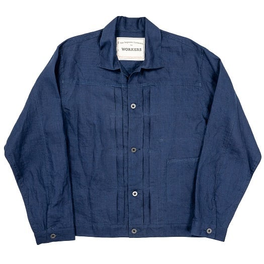 WORKERS(ワーカーズ)～213 Linen Jacket Deep Indigo Linen～