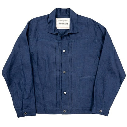 WORKERS(ワーカーズ)～213 Linen Jacket Deep Indigo Linen～