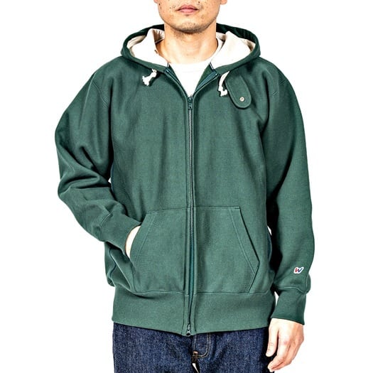 WORKERS(ワーカーズ)～Trico Tag Sweat, Full Zip Parka DM Green～