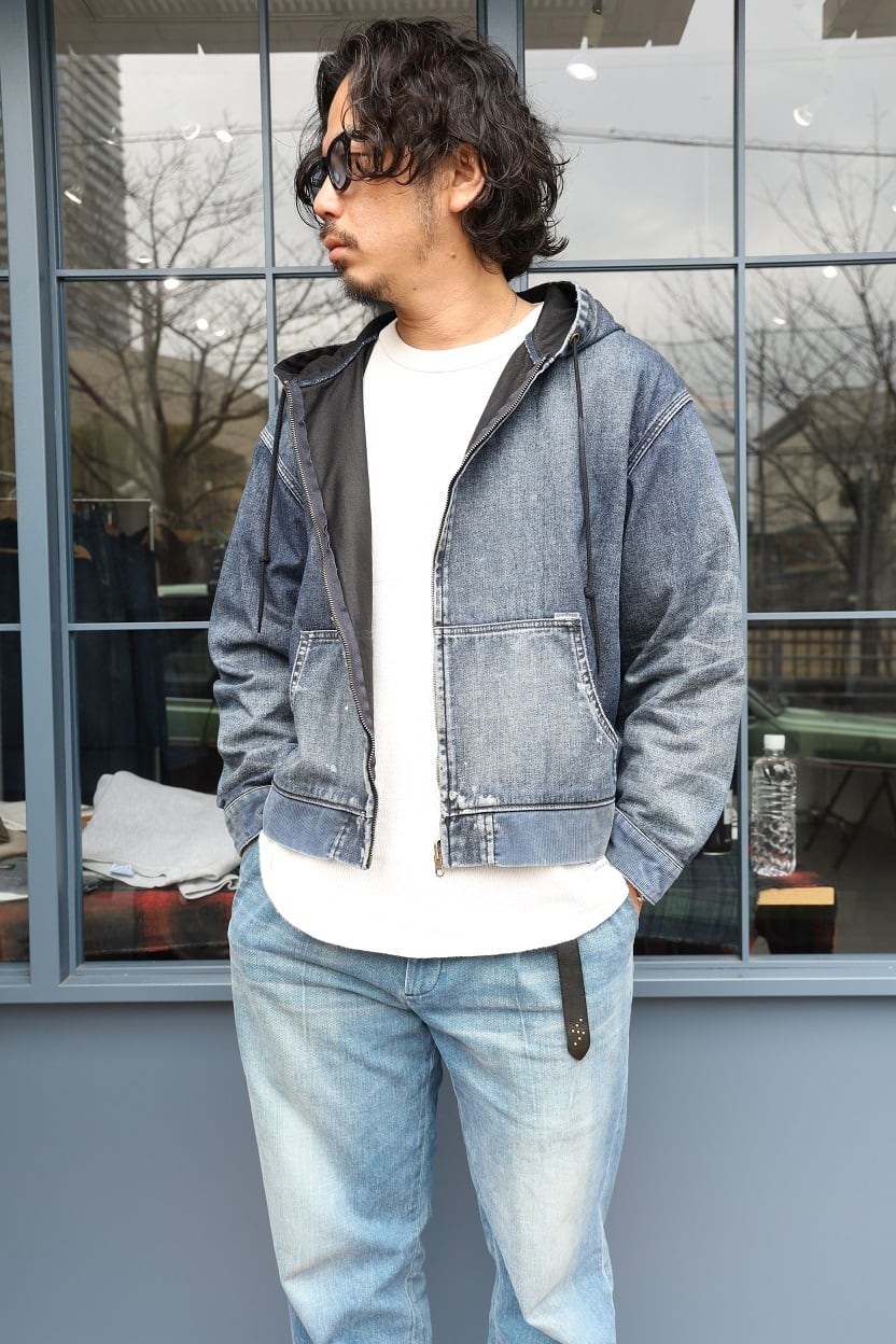 Sugar&Co.(シュガーアンドカンパニー)～Denim Windproof Hoodie Worker's Wash～