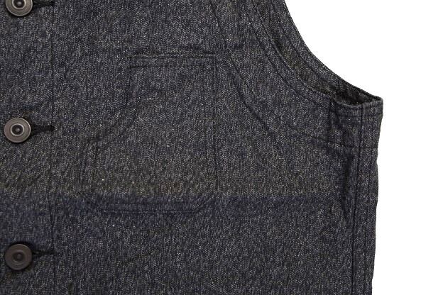 CUSHMAN(クッシュマン)～BLACK CHAMBRAY WORK VEST～