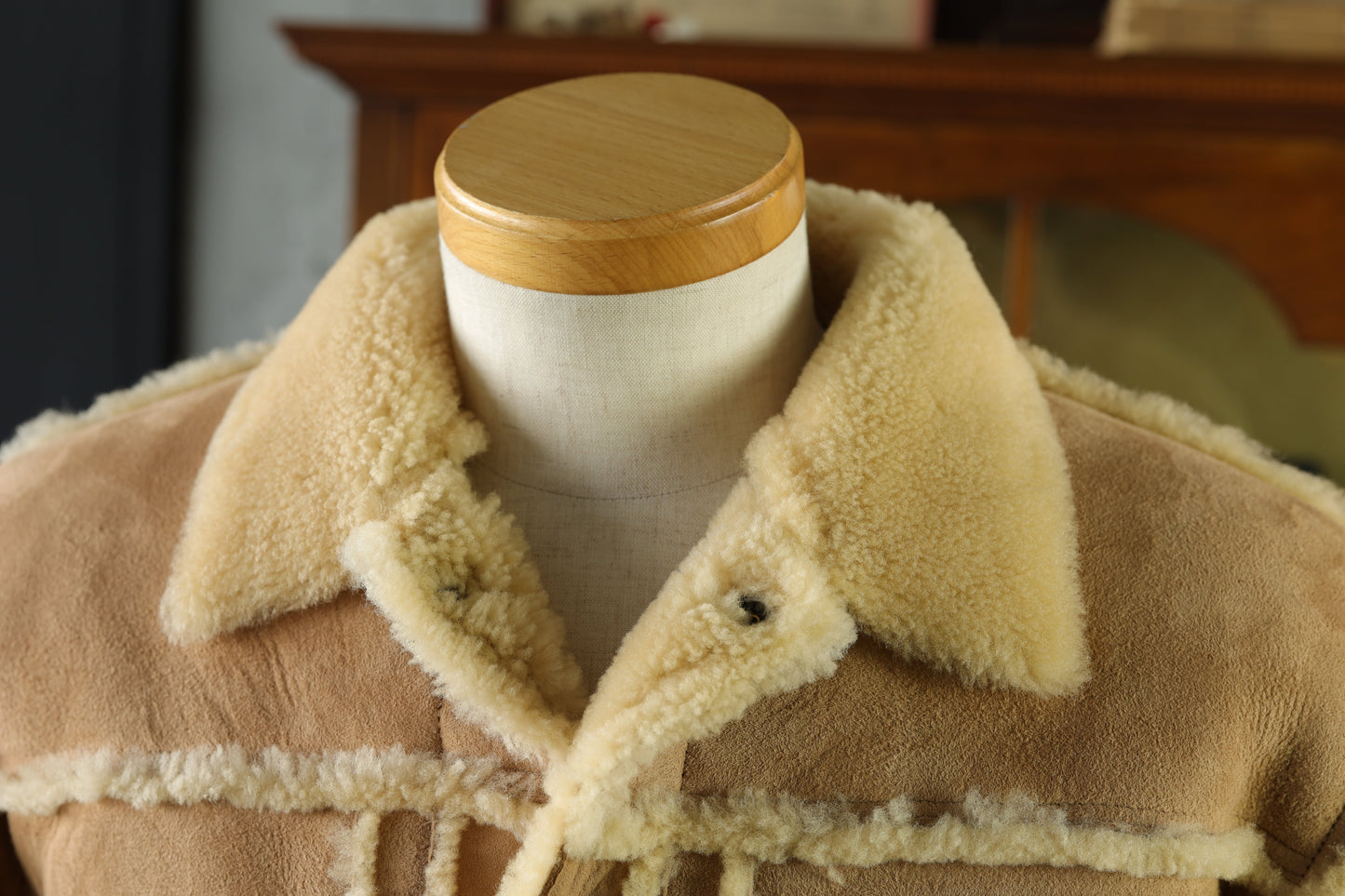 HIGHLARGE LEATHERS (ハイラージレザーズ)～Oklahoma City Mouton BEIGE～