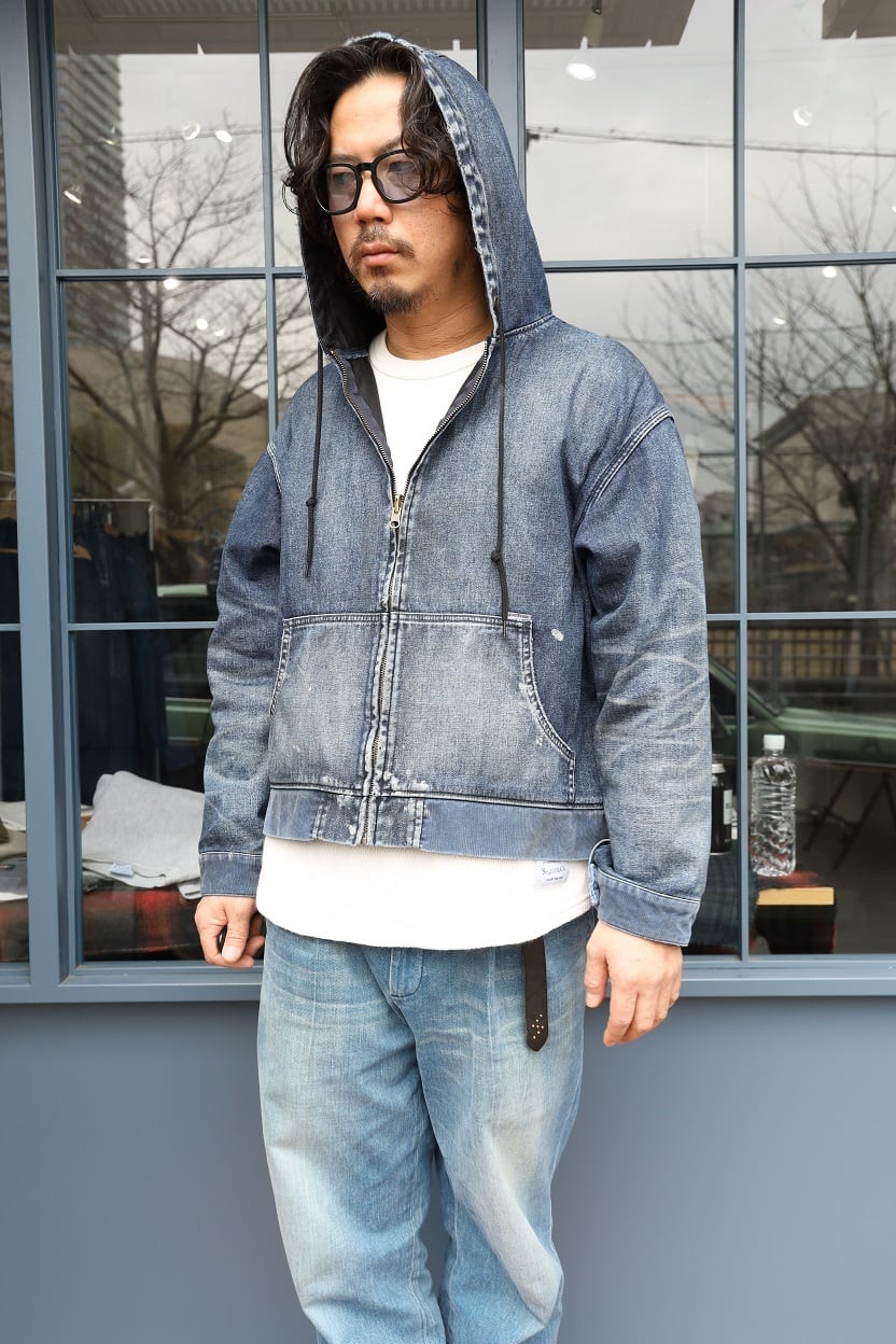 Sugar&Co.(シュガーアンドカンパニー)～Denim Windproof Hoodie Worker's Wash～