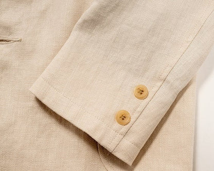 WORKERS(ワーカーズ)～IVY Blazer, French Linen Herringbone Ecru～