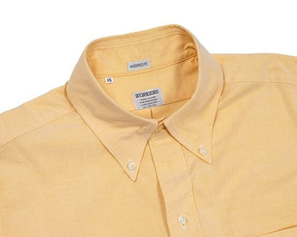 WORKERS(ワーカーズ)～Modified 6 Button BD, Supima OX, Yellow～