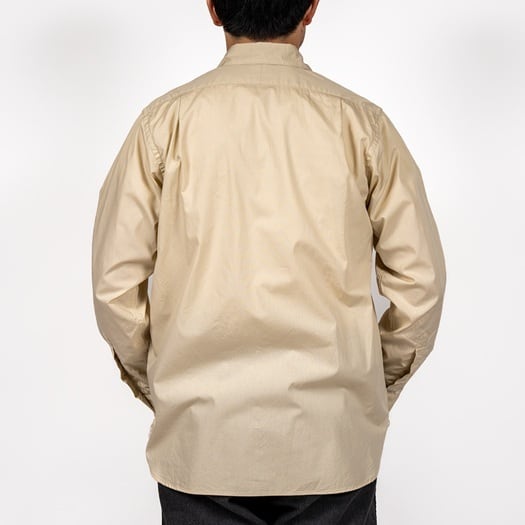 WORKERS(ワーカーズ)～Round Collar Shirt, Poplin, Beige～