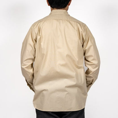 WORKERS(ワーカーズ)～Round Collar Shirt, Poplin, Beige～