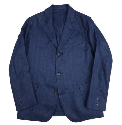 WORKERS(ワーカーズ)～IVY Blazer, French Linen Herringbone Navy～