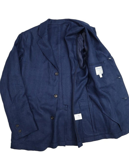 WORKERS(ワーカーズ)～IVY Blazer, French Linen Herringbone Navy～