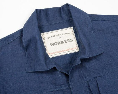 WORKERS(ワーカーズ)～213 Linen Jacket Deep Indigo Linen～